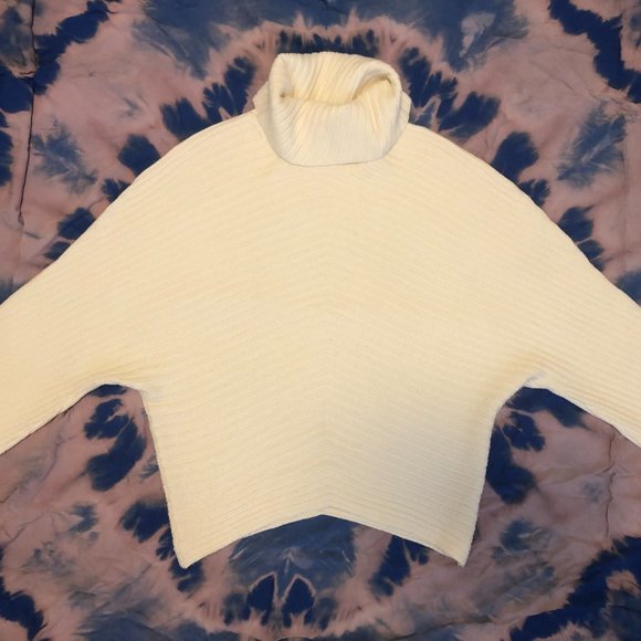 MOTH Anthropologie Sweater- High Low Cowl Neck - Picture 3 of 3